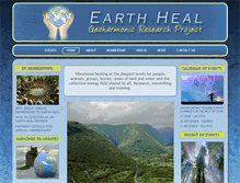 Tablet Screenshot of earth-heal.com